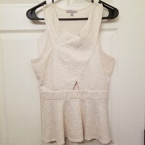Peplum tank top